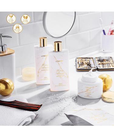 Ultimate Gift Basket for Mom - 31Pc Spa Self Care Kit | Stress Relief Gifts Birthday & Thank You Ideas | Honey Almond Bath & Body Essentials - Buy Online on SooperMarket.com
