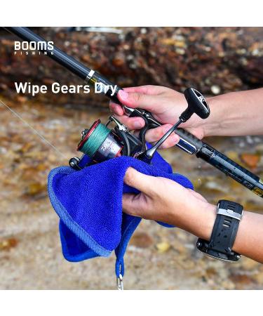 Booms Fishing B0T Microfiber Fishing Towel with Clip - 3 Pack Blue - Buy Online on SooperMarket.com