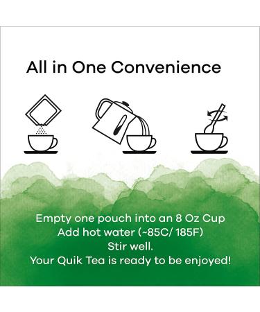 QuikTea Unsweetened Cardamom Chai Tea Latte - 20 Count - All Natural Assam & Darjeeling Chai - 5.64oz (Pack of 2) - Buy Online on SooperMarket.com