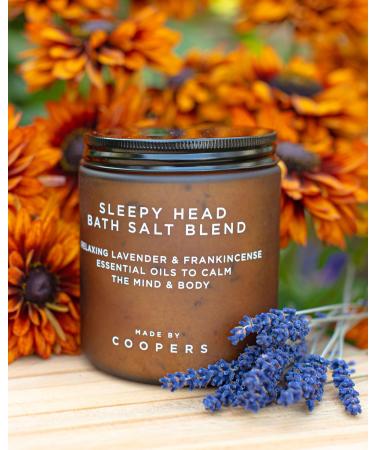 Buy Made by Coopers Relaxing Bath Salts (Sleepy Head) - Lavender & Frankincense Essential Oils (500g) | International Shipping - Buy Online on SooperMarket.com