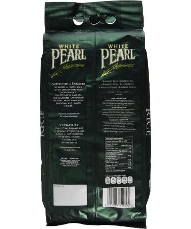 Premium White Pearl Basmati Rice - 5kg | Long Grain Aromatic Rice - Buy Online on SooperMarket.com