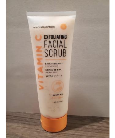 Body Prescriptions Vitamin C Exfoliating Facial Scrub: Reveal Radiant Skin with Gentle Exfoliation and Nourishing Vitamin C Boost