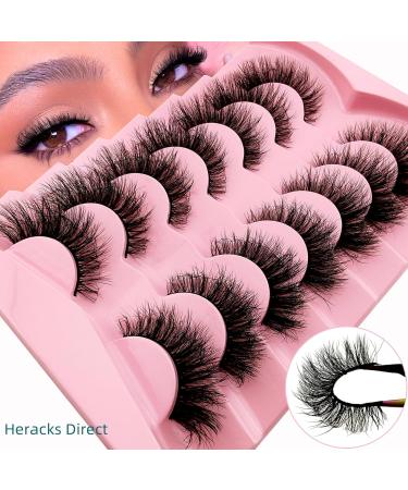 7 Pairs 3D Cat Eye False Eyelashes - Fluffy Volume Curly Faux Mink Reusable Makeup Lashes (TM26) for Stunning Looks - Buy Online on SooperMarket.com