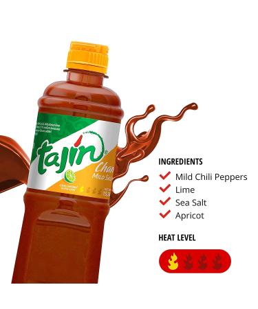 Tajin Fruity Chamoy Hot Sauce 15.38 oz - Pack of 2 | Tangy and Spicy Flavor | 15.38 Fl Oz - Buy Online on SooperMarket.com
