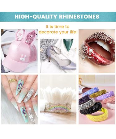 PuppyDoggy 1440-Piece SS20 Black Rhinestones for Nails, Crafts & DIY Decoration - Buy Online on SooperMarket.com
