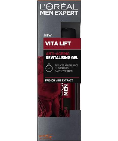L'Or al Men Expert Vita Lift Anti Wrinkle and Hydrating Gel Moisturiser for Men 50 ml (Pack of 2) - Buy Online on SooperMarket.com