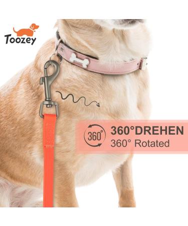 Toozey Dog Drag Line - 3m to 20m Waterproof Training Leash for Large & Small Dogs | Durable Neon Orange with Hand Loop & Mains Bag - Buy Online on SooperMarket.com