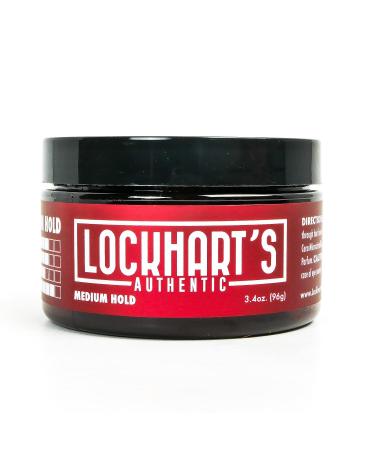 Lockhart's Medium Hold Hair Pomade 4oz - Sandalwood Vetiver Scent | Medium Shine - Buy Online on SooperMarket.com