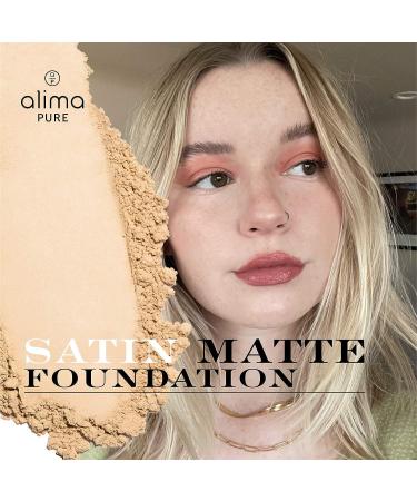 Alima Pure Matte Loose Mineral Powder Foundation - Oil & Talc Free, Full Coverage Natural Makeup (.23 oz/6.5g, Neutral 2) - Buy Online on SooperMarket.com