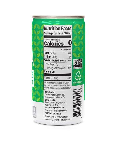 Ito En Sencha Shot Japanese Green Tea 6.4oz (Pack of 30) - Unsweetened, Zero Calories - Buy Online on SooperMarket.com