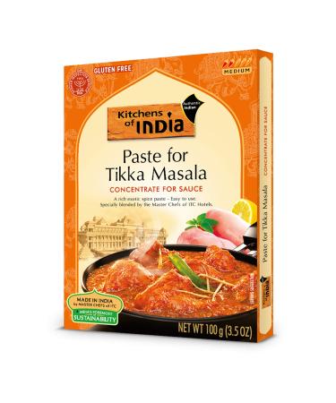 Kitchens of India Paste For Tikka Masala Concentrate For Sauce Medium 3.5 oz (100 g)
