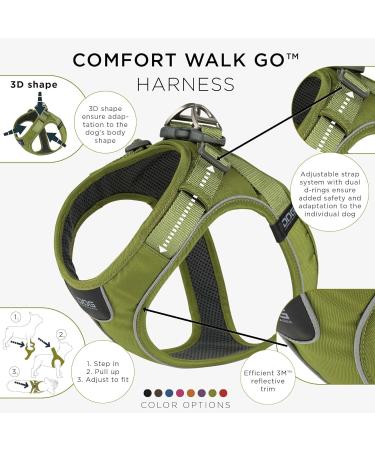 DOG Copenhagen Comfort Walk Go Dog Harness - Hunting Green XS | Best International Shipping Available - Buy Online on SooperMarket.com