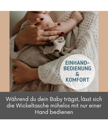 Buy Bubenherz XL Diaper Pocket - Comfort Hygienic Wrap & Non-Slip Wet Cloth Compartment | On-the-Go Changing Bag Organizer - Violet Feed - Buy Online on SooperMarket.com