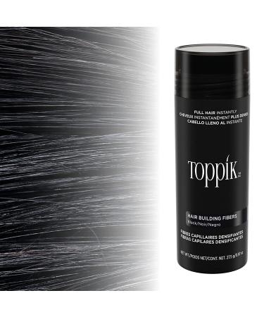 Toppik Hair Building Fibers Black - 0.97 oz (27.5 g) | Thicker, Fuller Hair - Buy Online on SooperMarket.com