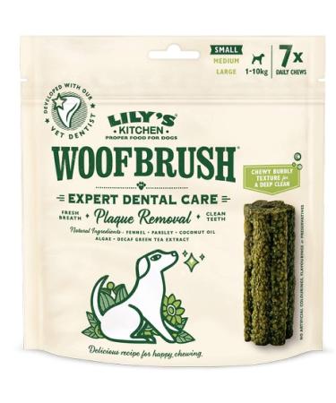 Lily's Kitchen - DOG TREATS - WOOFBRUSH - DENTAL CHEW - Small - 7pk X3