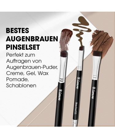 Premium Eyebrow & Eyelash Brush Set | Perfect for Eyeshadow Pomade Eyeliner | Slanted & Fine Tips for Precision Application - Buy Online on SooperMarket.com