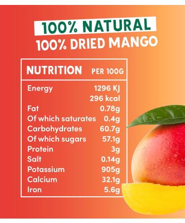 Dried Mango - From Grandmas Gardens | 1 x 100g | Healthy Vegan Snack | 100% Natural | No Added Sugar | Rich in Vitamins | No Preservatives | GMO free Mango 1 pack - Buy Online on SooperMarket.com