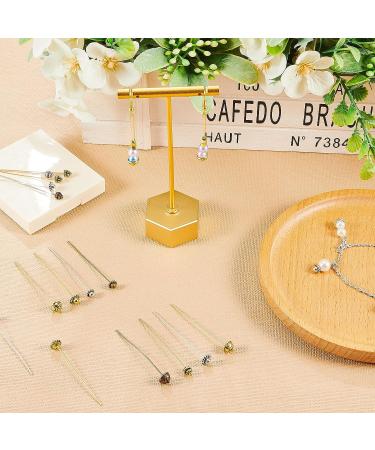 60-Piece Jewelry Flower Beads Ball Needle Set in Clear Box - Classic Style Earring and Bracelet Making Kit in 3 Colors - Buy Online on SooperMarket.com