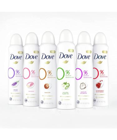 Dove 0% Aluminum Free Deodorant Spray 4 oz, 3 Pack - Coconut & Pink Jasmine, 48-Hour Protection - Buy Online on SooperMarket.com