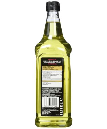 Buy Prep Premium Grape Seed Oil 1000ml - Raw Food Quality Tasteless & High Heat Cooking Oil for Sauces & Marinades - International Shipping Available - Buy Online on SooperMarket.com