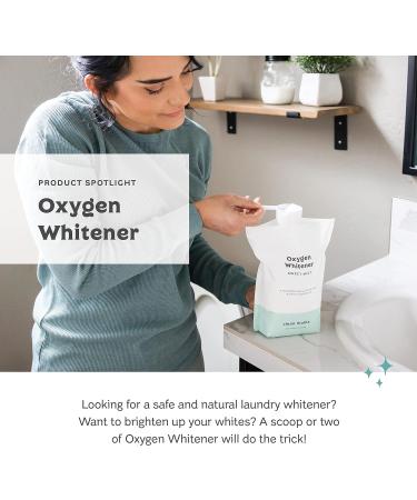 Clean Mama Natural Oxygen Whitener & Stain Remover - 2 Pack (2.53 lbs) - Color-Safe Bleach Alternative - Plant-Derived Powder - Lemon Scent - Buy Online on SooperMarket.com
