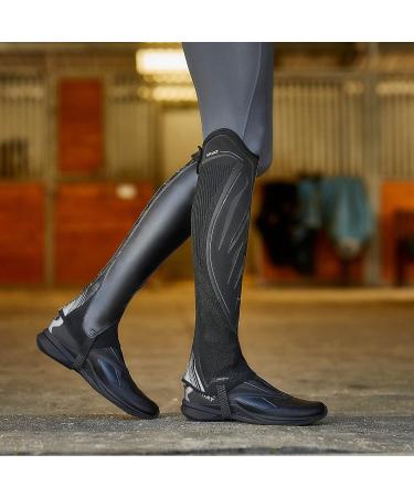 Ariat Women's Ascent Half Chap in Black Knit - Comfort and Style - Buy Online on SooperMarket.com