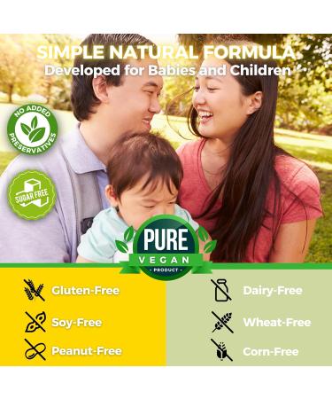 POLYVIT D Baby Vitamin D Drops Vegan D3 Supplement Growth & Development of Bones & Teeth Immune System Support Easy Calcium Absorption For Infants Toddlers Kids 400 IU per Drop 4 Month Supply - Buy Online on SooperMarket.com