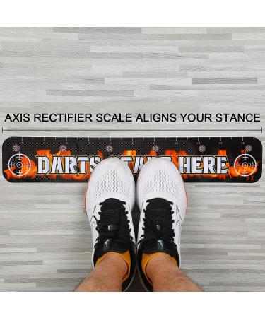 2 Pcs Dart Throw Line Dart Floor Marker PVC Darts Toe Line Dart Accessories for Dart Players Lovers Party Game  23.23 x 4.15 Inches - Buy Online on SooperMarket.com