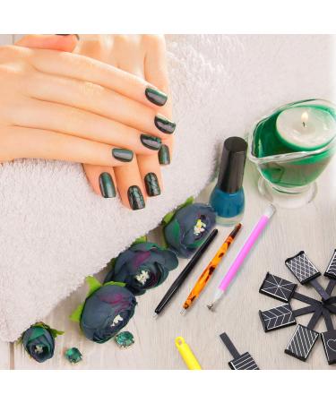 15-Piece Nail Magnet Tool Set for DIY Gel Polish Nail Art | Double-Ended Magnetic Pen, Plate, Stick | Magnet Wand Board for Professional Results - Buy Online on SooperMarket.com