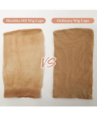 BEEOS SKINLIKE Real HD Wig Cap for Women - 24 Pack Ultra-thin Invisible Breathable Sheer Lace Front Stocking Caps - Buy Online on SooperMarket.com