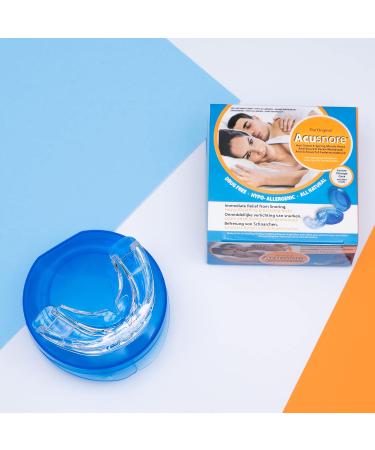 The Original Acusnore Anti Snore 6 Spring Mouth Piece Guard With Anti Bacterial Storage Case Included- Immediate Relief From Apnea Snoring Heaving Breathing & Grinding Teeth- Patented Design - Buy Online on SooperMarket.com