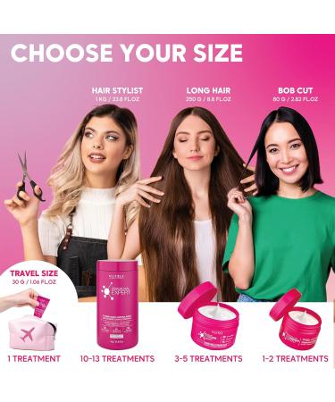 Amazonliss Hair Straightening Brazilian Treatment Tanino 2.03 Fl.oz + BRAZILIAN BONDOX Expert Thermal Mask - Marine Collagen and Almond Oil - Formaldehyde-Free - Repair Hair Elasticity - Buy Online on SooperMarket.com