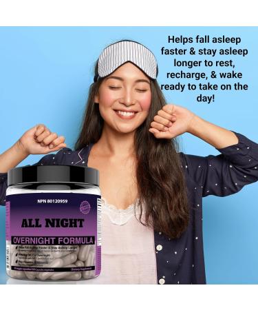 C+L ALL NIGHT : First Ever Overnight Keto Friendly Sleep Aid | MCT+ Vitamins & Immunity Complex | helps 24 HR keto support | All Natural & GF | 60 Caps - Buy Online on SooperMarket.com