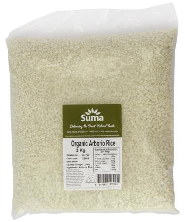 Suma Organic Arborio Rice 3 kg