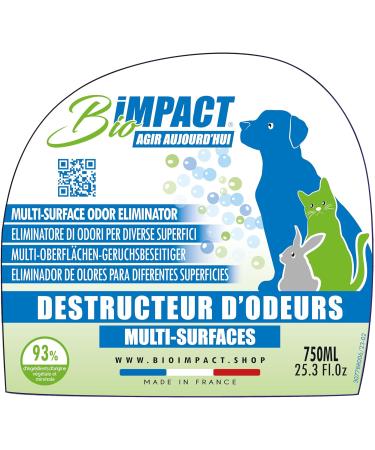 BioIMPACT Obler Shed for Cat Cubes - 750ml Enzymatic Pet Remark Remover | All Surfaces Immediate Effect No Defense Effect - Buy Online on SooperMarket.com