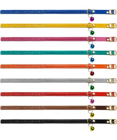Murom Rolled Leather Cat Collar - Adjustable Safety Collar for Cats - Various Colors Available - Buy Online on SooperMarket.com
