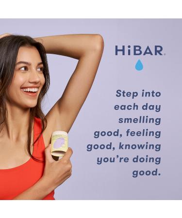 HiBAR - Lavender & Jasmine Plastic Free Deodorant - Natural Deodorant - All-Day Protection - With Sunflower Seed Wax Rice Bran & Shea Butter - Plastic Paraben & Aluminum-Free - Vegan - 1 Pack - Buy Online on SooperMarket.com