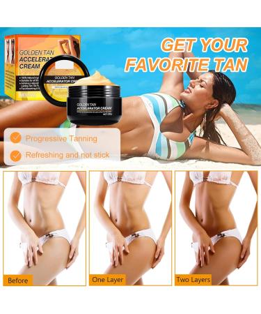 Tanning Accelerator Cream 50g Long Lasting Sunbed Cream Tanning Cream Intensive Tanning Gel Self Tanner Gel Effective in SunBeds Outdoor Sun Rapid Tanning Cream Achieve a Natural Tan - Buy Online on SooperMarket.com