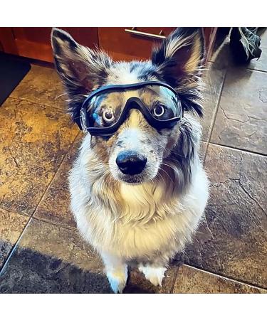 Shop UV Protection Dog Glasses for Medium & Small Breeds Waterproof Windproof & Adjustable Sunglasses - Buy Online on SooperMarket.com