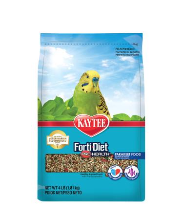Kaytee Forti-Diet Pro Health Parakeet Food 4 Pound (Pack of 1)