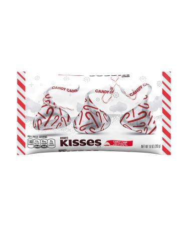HERSHEY'S Kisses Chocolate Hershey Candy Cane, Kisses, Mint, 10 Oz