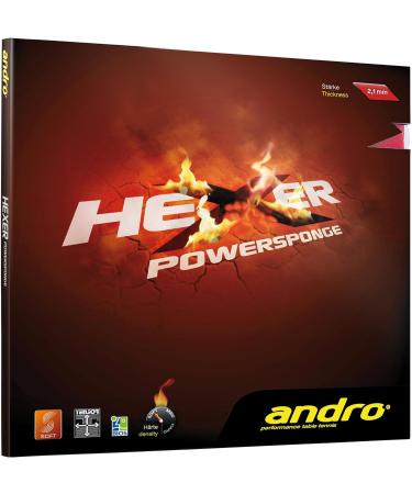 Buy ANDRO Rubber Hexer Powersponge Black 1.7mm - International Shipping Available | Top eCommerce Store - Buy Online on SooperMarket.com