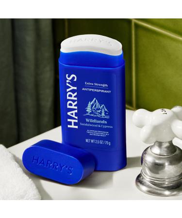 Harry's Extra-Strength Antiperspirant - Odor & Enhanced Sweat Control Antiperspirant for Men - Wildlands 2.5 oz Pack of 3 Antiperspirant Wildlands - Buy Online on SooperMarket.com