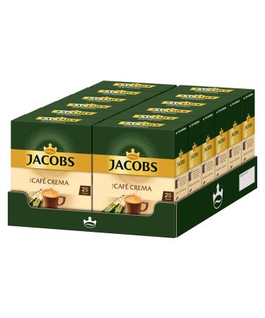 Jacobs soluble coffee Caf Crema 300 instant coffee sticks pack of 12 12 x 25 drinks Caf Crema 45 g (pack of 12)
