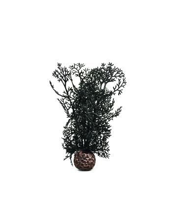Biorb horn coral - large natural coral made of plastic |Aquaria decoration |Easy cleaning |Suitable for fresh water and sea water small black