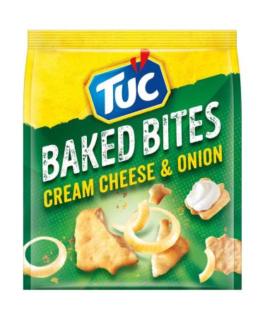 TUC Baked Bits Cream Cheese & Onion 6x110g | Salzb ck Mini-Cracker Large Pack | Sour Cream & Onion Flavor - Buy Online on SooperMarket.com