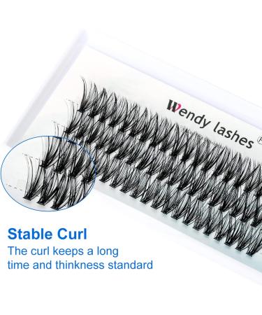 D Curl 0.07mm 16mm 40D Cluster Eyelash Extensions - DIY Lash Clusters - RR-16mm Clusters-40D-0.07-D - Buy Online on SooperMarket.com
