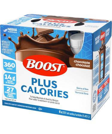 BOOST PLUS Complete Nutrition Drink Chocolate 6x237ml Bottles Case Pack of 4 Packaging May Vary - Buy Online on SooperMarket.com