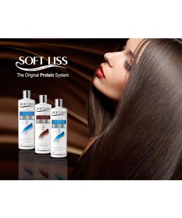 Brazilian Keratin Soft Liss Chocolate Kit 8oz - Best Hair Treatment for Smooth Shiny Hair | International Shipping Available - Buy Online on SooperMarket.com