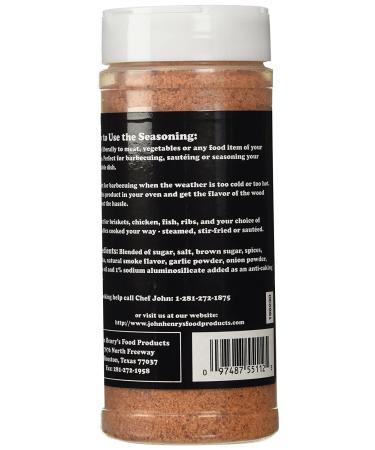 John Henry's Pecan Rub 11.5 oz - Smoky and Savory Seasoning for BBQ and Grilling - Buy Online on SooperMarket.com
